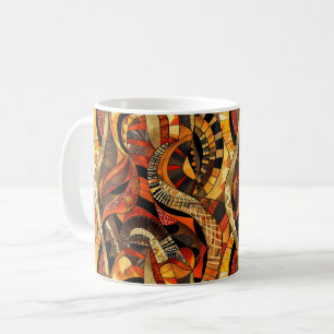 Mug de café Motif tribal africain