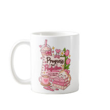 Mug de café motivant mignon