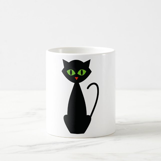 Mug de café noir à l'oeuf vert (Créateur téléchargé)