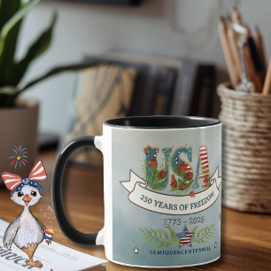 Mug de café patriotique pour le 250e anniversaire