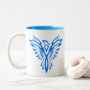 Mug de café Phoenix bleu