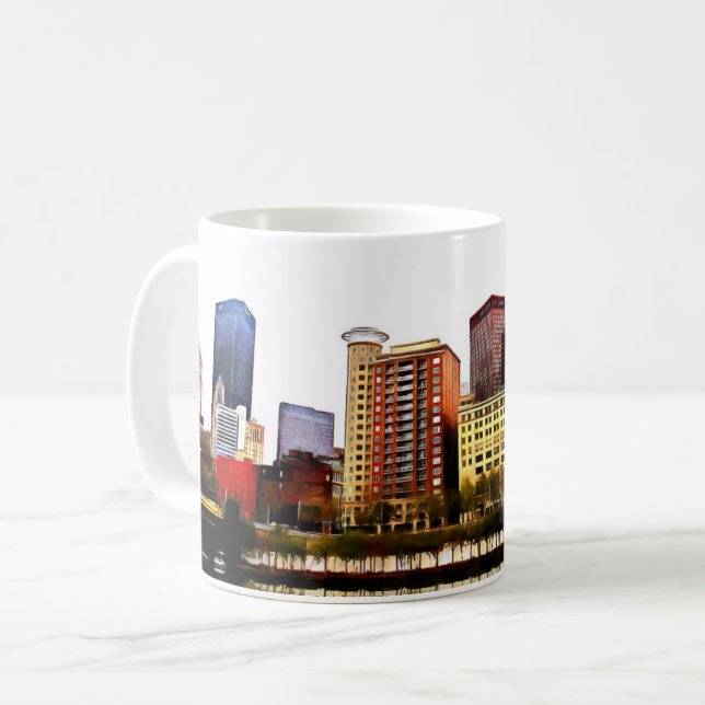 Mug de café Pittsburgh (Devant gauche)
