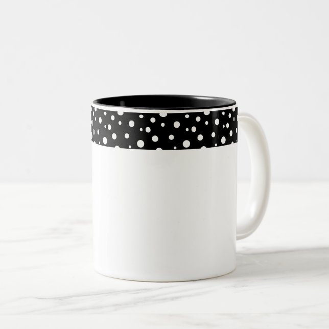 Mug de café pois (Devant droit)
