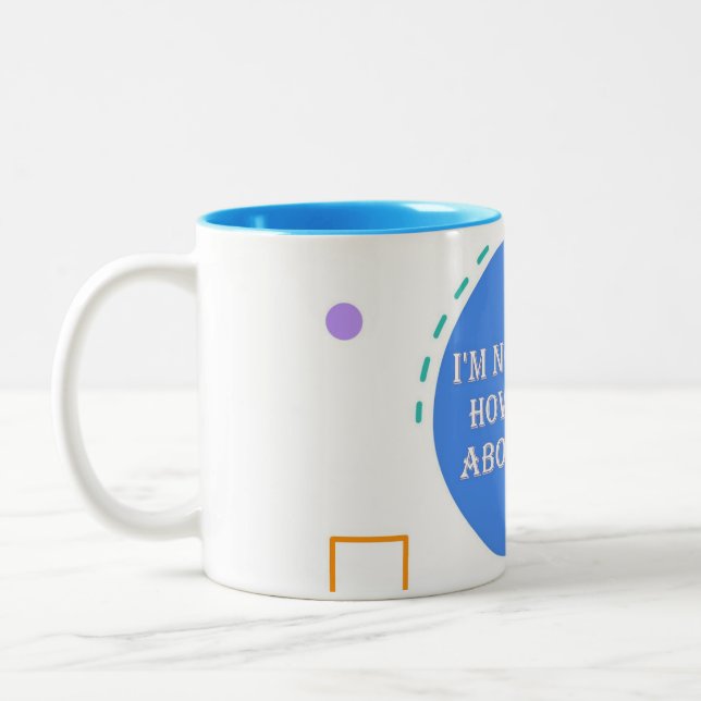 Mug de café positif amusant (Gauche)