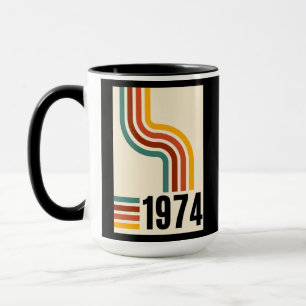 Mug de café Poster vintage rétro 1974