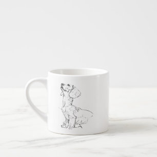 Mug de café pour maman de chien avec dessin mignon