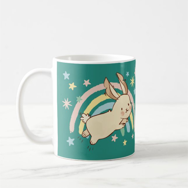 Mug de café Rainbow Rabbit (Gauche)