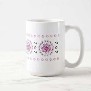 MUG DE CAFÉ ROSE BLING DE MME