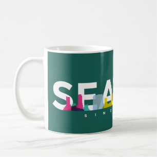 Mug de café Seattle Skyline