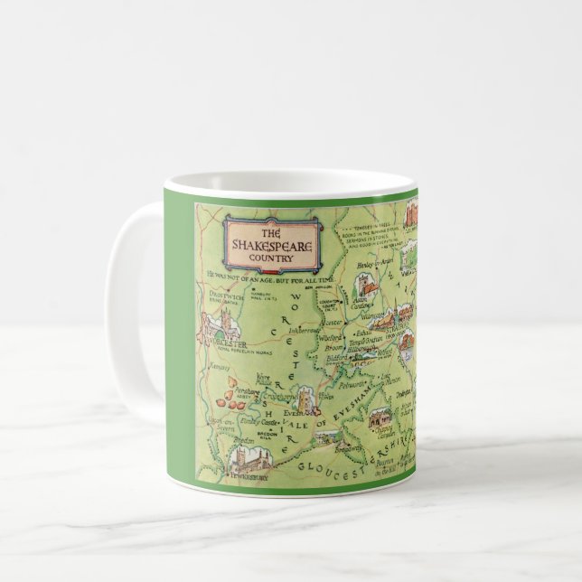 Mug de café Shakespeare (Devant gauche)