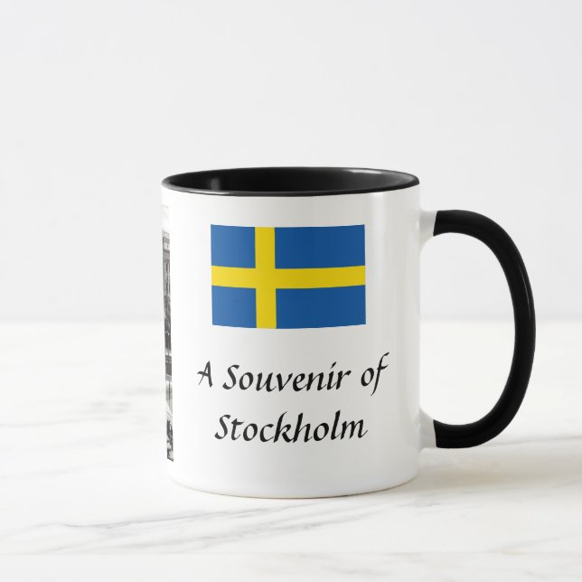 Mug de café souvenir - Stockholm, Suède (Droite)