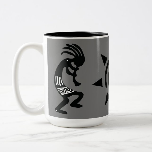 Mug de café sud-ouest Kokopelli, originaire d'Amér (Gauche)