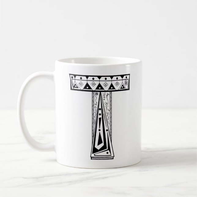 Mug de café "T" (Gauche)