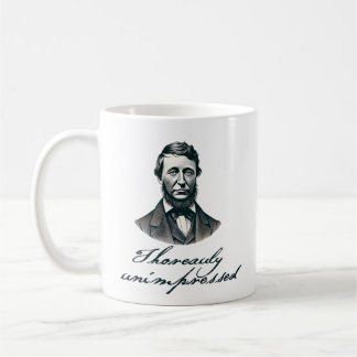 Mug de café "Thoreauly Unimpressionné"