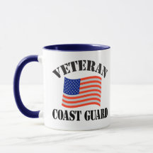 MUG DE CAFÉ VÉTÉRAN DE LA GARDE CÔTIÈRE