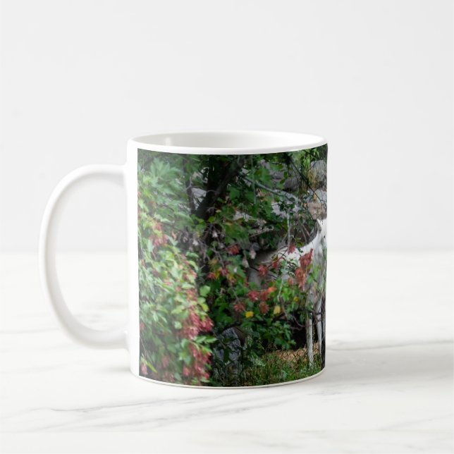 Mug de café Wolf blanc (Gauche)