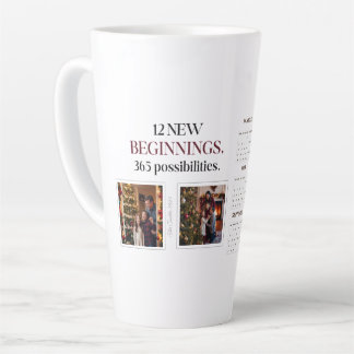 Mug de calendrier photo personnalisé 2025