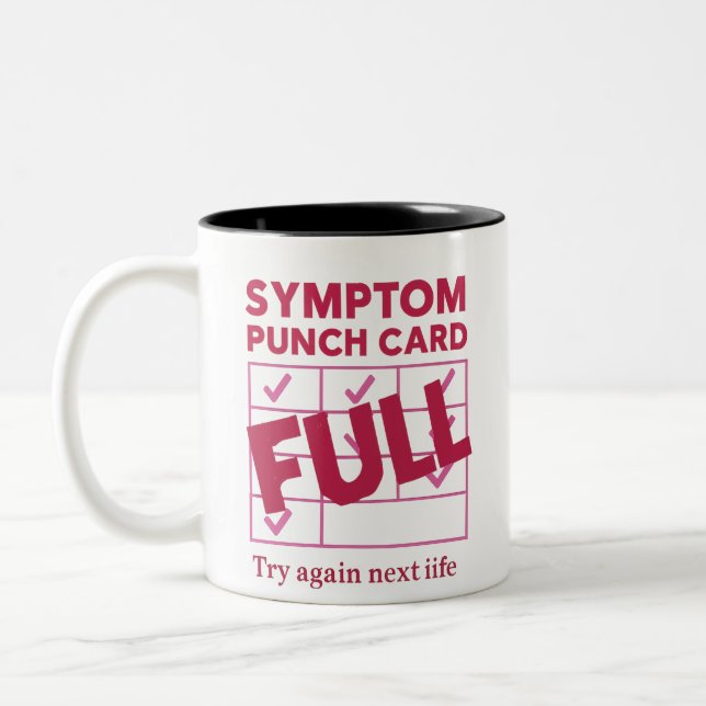 Mug de carte de poinçon symptom (Gauche)