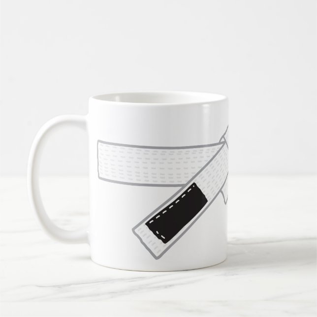 mug de ceinture blanche jiu-jitsu (Gauche)