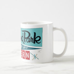 Mug de célébrations rétro moderne - Blanc lumineux
