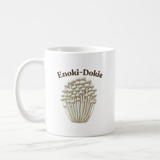Mug de champignons Enoki-Dokie (Gauche)