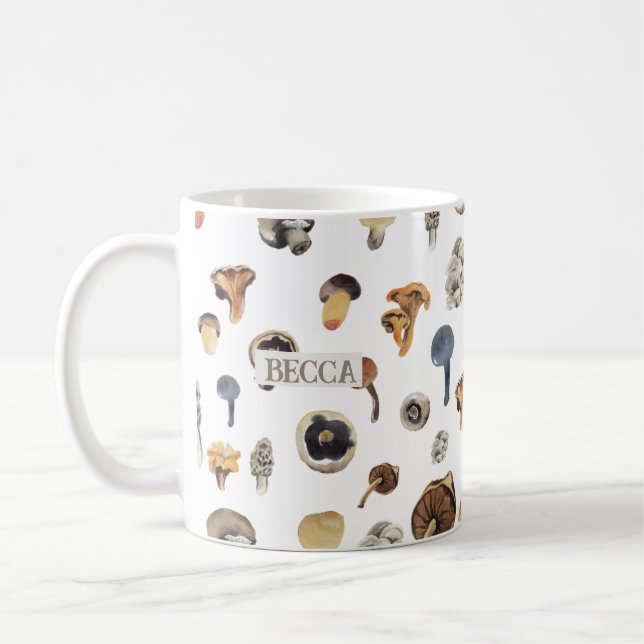 Mug de champignons personnalisé (Gauche)