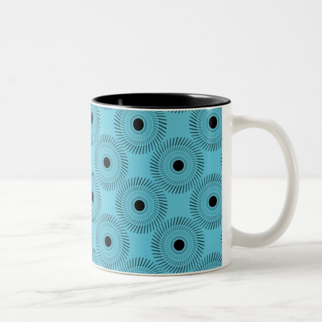 Mug de charme ultramoderne, Turquoise (Droit)