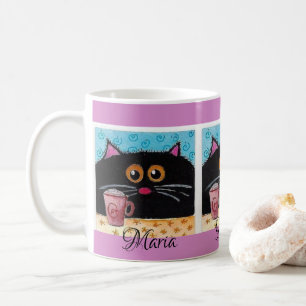 Mug de chat lunatique