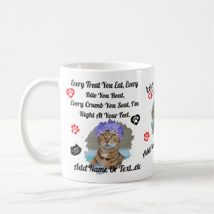 Mug de chat mignon personnalisé pour Amoureux de l