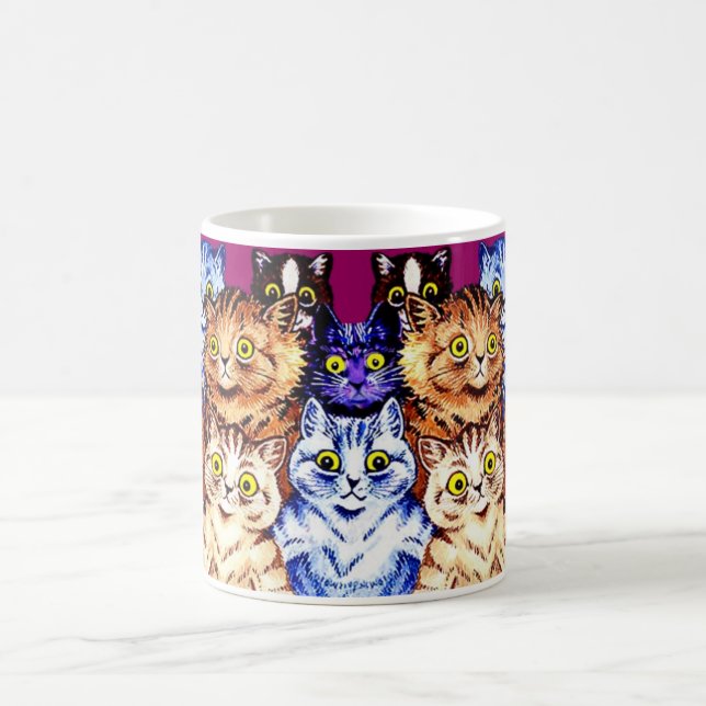 Mug de chats cool par Louis Wain (Centre)