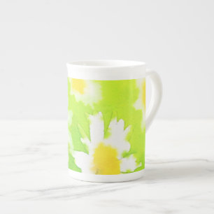 Mug de Chine d'os de marguerite florale