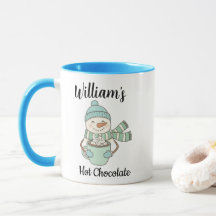 Mug de Chocolat Chaud Personnalisé d'Hiver – Bonho