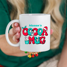 Mug de Chocolat Chaud Personnalisé pour Enfants