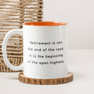 Mug de citations drôles et inspirantes pour la ret