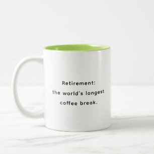 Mug de citations drôles et inspirantes pour la ret