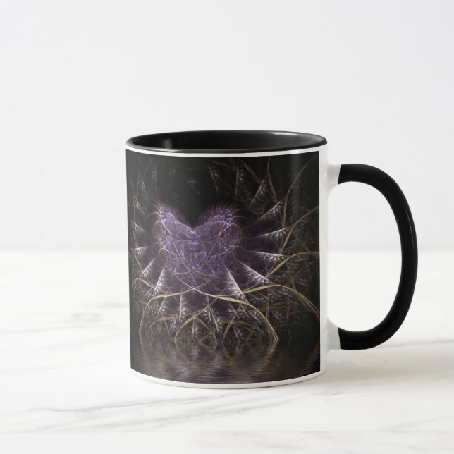 Mug de coeur pourpre (Droite)