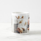 Mug de collage personnalisé de trois photos