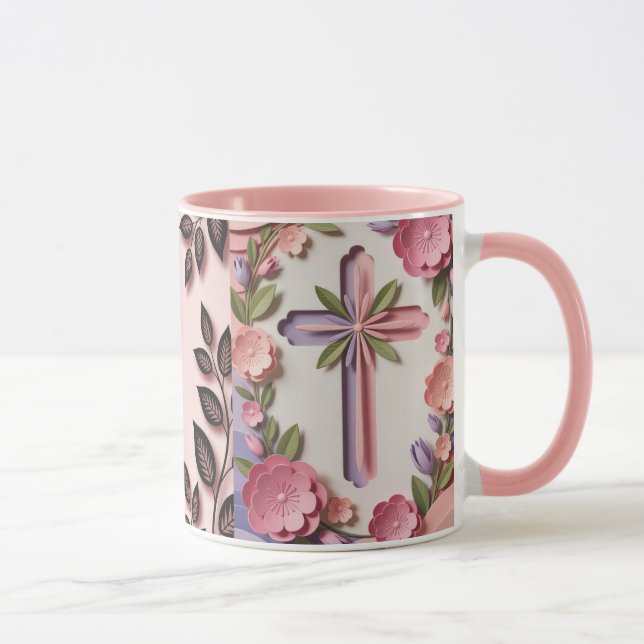 Mug de conception croisée à découpe papier 3D - gé (Droite)
