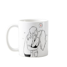 Mug de couple romantique - Cadeau mignon pour les 