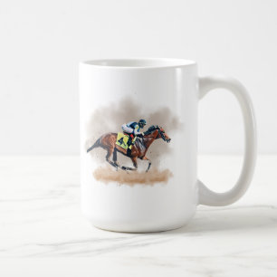 Mug de course de chevaux