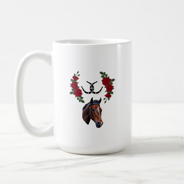 Mug de course de chevaux (Gauche)