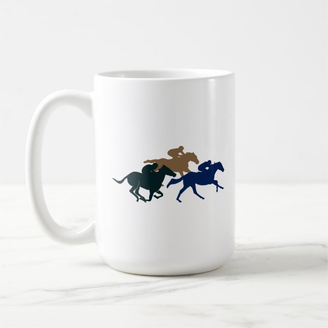 Mug de course de chevaux (Gauche)