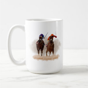 Mug de course de chevaux