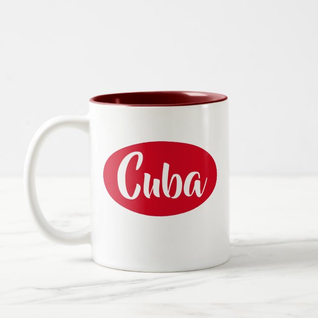 Mug de Cuba rouge (Gauche)