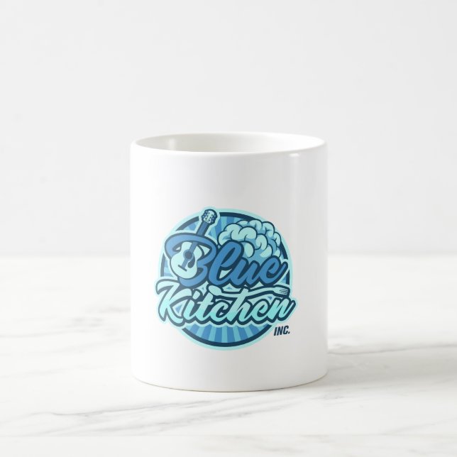 Mug de cuisine bleue (Centre)