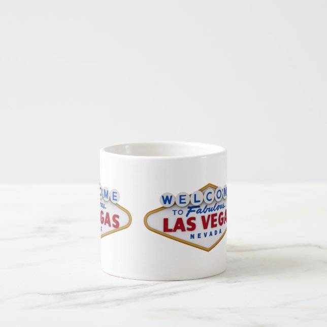 Mug de designer cool bienvenue à las vegas (Devant)