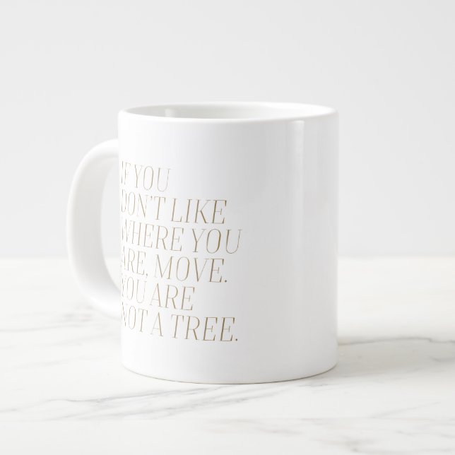 Mug de devis de typographie ・ 0001 (Devant gauche)