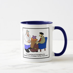 Mug de docteur drôle - Bande dessinée Internet