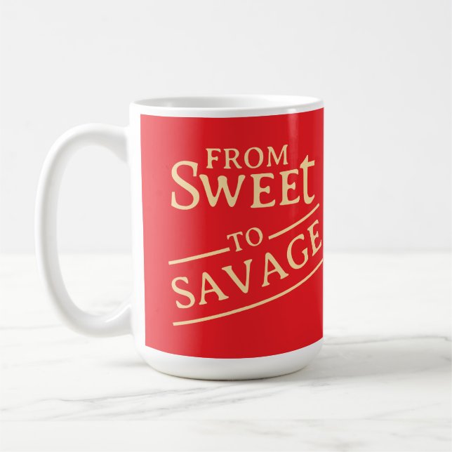 Mug De doux à sauvage (Gauche)