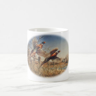 Mug De faisans grande chasse en haut - à la ferme